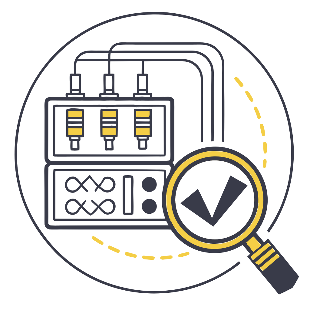 Kabelmanagement und Diagnosen