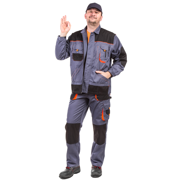 Marineblaue Bau-Overall