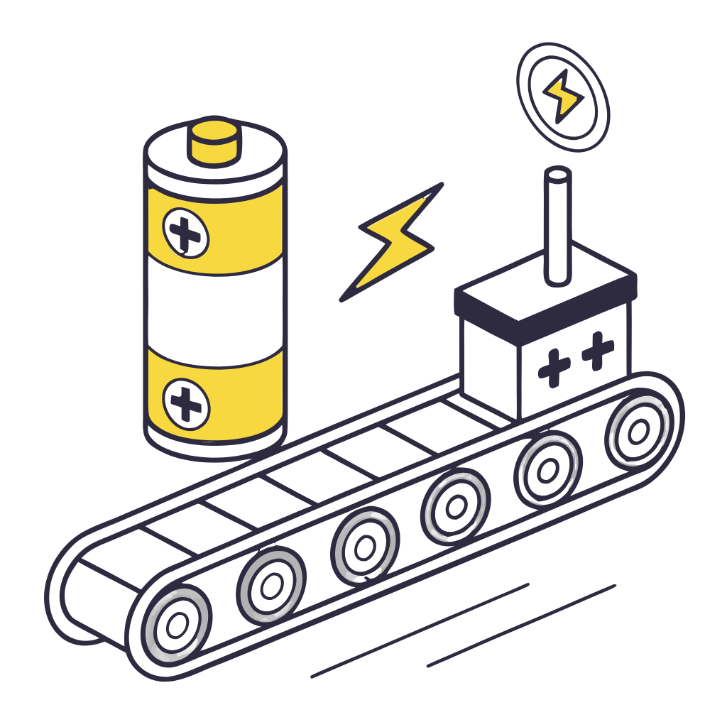 Lithium Ionen Batteriezellenproduktion